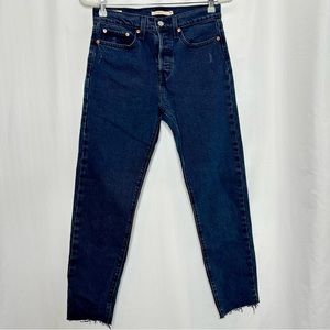 Levi’s Premium Wedgie blue jeans